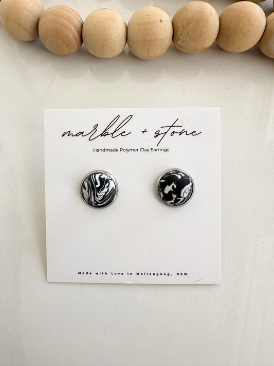 Ball Stud - black and white