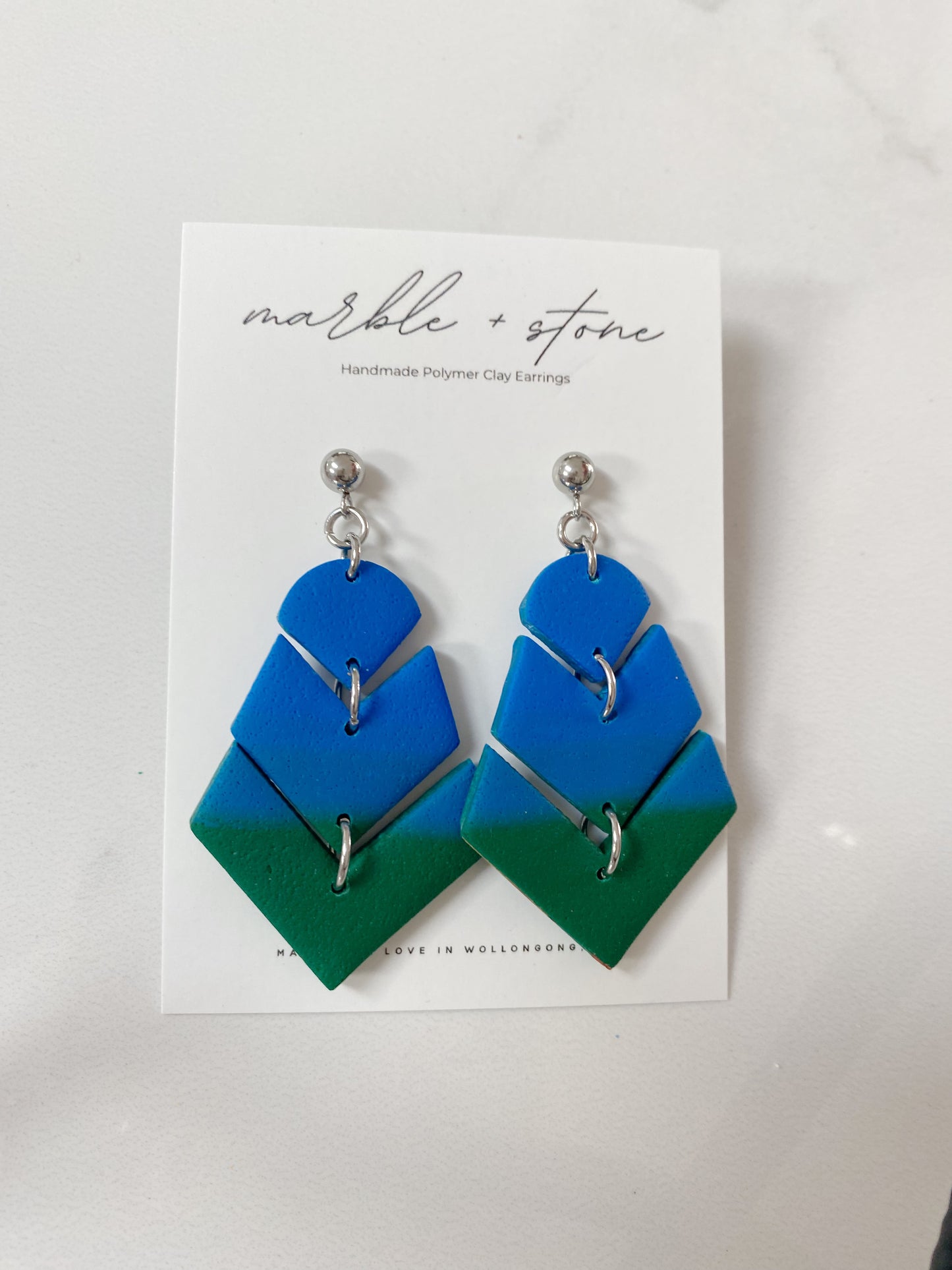Arrow - blue and green