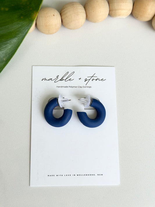 Mini hoop - navy