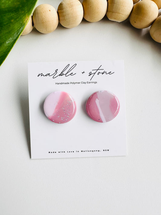 Mega stud - pink mix