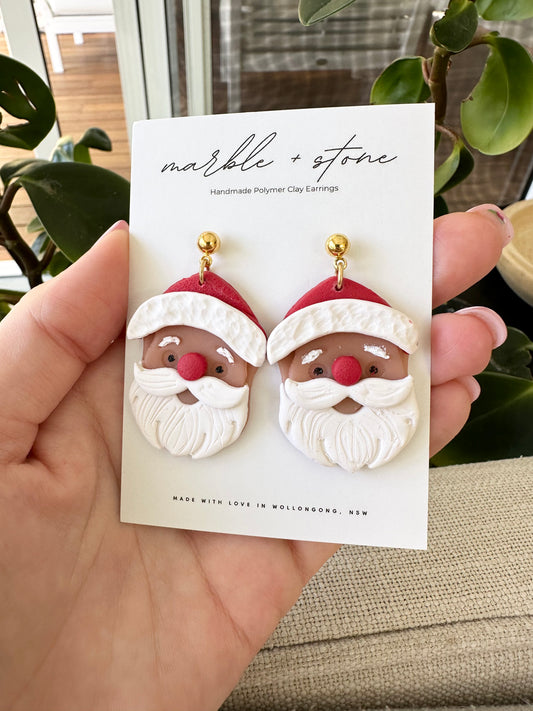 Christmas - 3D Santa (gold)