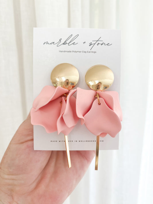 Petals - pink with gold