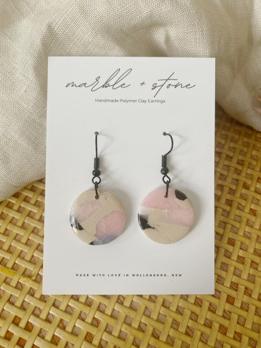 Mini drop - latte, black and pink