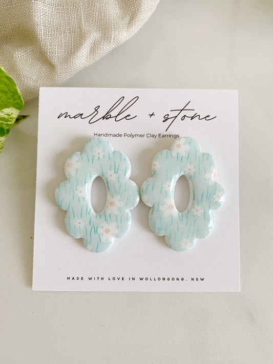 Hexagon - mini flowers