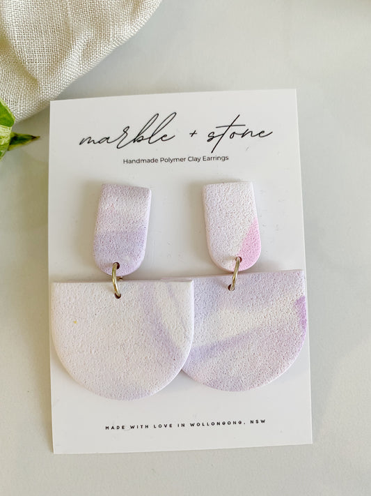 Josie - white/purple swirl