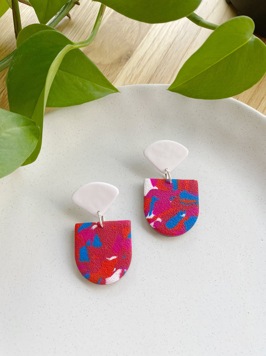 Josie - pink mix with white top